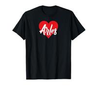J'aime Arles France Femmes Coeur Camiseta
