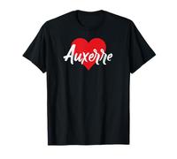 J'aime Auxerre France Femmes Coeur Camiseta