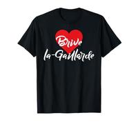 J'aime Brive-la-Gaillarde France Femmes Coeur Camiseta