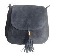 Jaime de Juan Leather Bolso bandolera serraje (Gris)