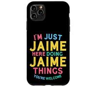 Jaime está aquí Haciendo Cosas Divertidas con el Nombre de Jaime Carcasa para iPhone 11 Pro MAX