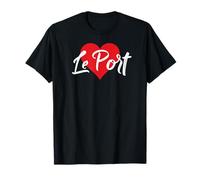 J'aime Le Port France Femmes Coeur Camiseta