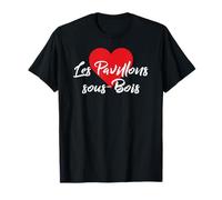 J'aime Les Pavillons-Sous-Bois France Femmes Coeur Camiseta
