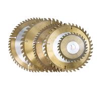 JAINGU 1pc 4 "6" 7 "8" pulgadas hoja de sierra para carpintería 30T 40T 60T 80T hoja de sierra Circular para madera TiCN recubierto TCT disco de corte de sierra,8inx2.2x25.4x60T