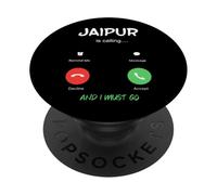 Jaipur está Llamando y Debo IR a India Viajando PopSockets PopGrip Adhesivo