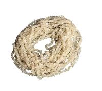 Jaipur Gems Mart Semi Precious Natural Sin Cortar Chips Pepitas Chips Freeform Tamaño India Blanco Opaca Piedra De Luna Chips Perlas Piedras Preciosas 3 Línea 34 "4-5mm Fabricación de Joyería, gema,