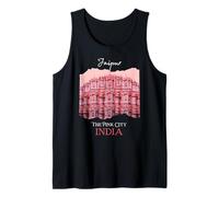 Jaipur Rajasthan Ciudad Rosa Triángulo Dorado India Viajeros Camiseta sin Mangas