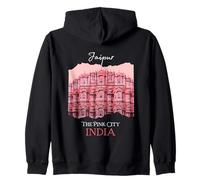Jaipur Rajasthan Ciudad Rosa Triángulo Dorado India Viajeros Sudadera con Capucha