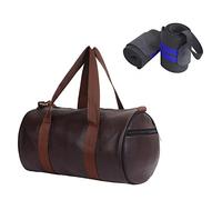 JAISBOY - Juego de bolsas de gimnasio marrones con correa para el hombro para hombres y mujeres con banda de apoyo para la muñeca para ejercicio diario (azul), azul, bolsas de gimnasio, bolsas de