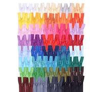 Jajasio Juego de 80 cremalleras surtidas no divisibles, cremallera de repuesto para pantalones, ropa y bolsas, kit de reparación de 16 cm