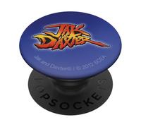 Jak and Daxter Glow Logo Retro Video Game PopSockets PopGrip Adhesivo