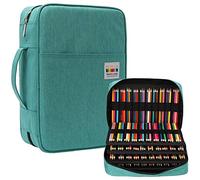 JAKAGO Estuche de Gran Capacidad para 304 Lápices de Colores, Impermeable, Organizador de Papelería para Colorear, Pinceles de Pintura, Fineliners, Rotuladores, Regalo para Estudiantes de Arte
