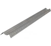 Jakar - Regla de acero inoxidable, regla de seguridad para corte, 30,5 cm