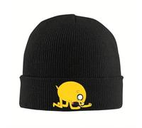 Jake el Perro Aventura Dibujos Animados Divertido Tiempos Divertidos Gorro de Punto Gorro Sombrero Cálido Acrílico para Hombres Regalo
