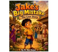 Jake’s Big Mistake: The Lion Story: Short Bedtime Tales for Kids Ages 4-8 Featuring Life Lessons About Honesty, Truth, and Friendship