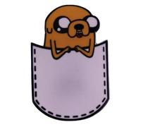 Jake The Dog Pocket Finn Come Along with Me Adventure Time - Pin esmaltado de dibujos animados de 1.2 pulgadas, 1.2 Inches, Esmalte, Esmalte