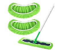 Jakelove 2 almohadillas de microfibra reutilizables compatibles con la mopa Swiffer XL