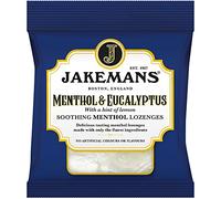 Jakemans Mentol y eucalipto 73 g - Paquete de 12 - Dulces calmantes mentol - Adecuado para vegetarianos