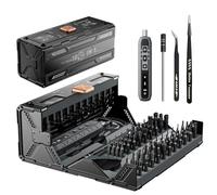 JAKEMY Juego de destornilladores eléctricos 180 en 1, herramientas de reparación con extractor de tornillos para ordenador portátil, iPhone, iPad, Switch, PS5, Xbox, teléfono móvil, Macbook,