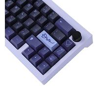 JakeTsai Teclas PBT, 156 Teclas de Sublimación de calor de una sola cara,Juego de Teclas de Primer amor para Cherry MX Switch ASIN/ISO Layout Teclado Mecánico