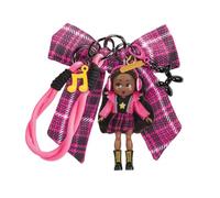Jakks Pacific Encantadores dijes de bolsa, dijes coleccionables para niñas, incluye accesorios para mezclar y combinar para que puedas personalizarlos, coleccionarlos todos, Jammin' Out, Talla