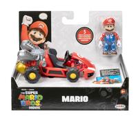 Figura de super mario de 2.5 pulgadas con kart - mario