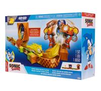 Sonic - The Hedgehog Go Go Racers Mini Figura Playset Launching Ramps Deluxe Jak