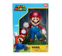 Jakks Pacific Super Mario Con Hongo Rojo 10 Cm