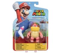 Jakks Pacific Super Mario - Figura de acción de 10 cm con pompón con bumerang