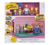 Jakks Pacific The Simpsons Diorama con figuras familiares, juego de efectos interactivos para mayores de 4 años