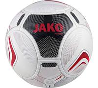 JAKO Balón de fútbol Prestige Blanco, Negro y Rojo, 5 Unidades