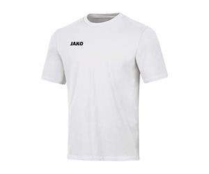 Jako Base Camiseta Infantil, Talla 140, Blanco