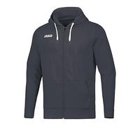 JAKO Base Chaqueta con Capucha, Hombre, Antracita, 4XL