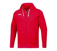 JAKO Base Chaqueta con Capucha, Hombre, Rojo, 4XL