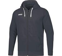 JAKO Base Chaqueta con Capucha, Mujer, Antracita, 44