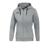 JAKO Base Chaqueta con Capucha, Mujer, Color Gris Claro, 36