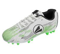 JAKO Botas de fútbol Unisex para niños J-SFG Stepover, White Neon Green, 35 EU