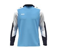 JAKO Camiseta de Manga Larga Unisex Dynamic, Skyblue/Blanco/Azul Marino, L