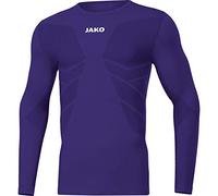 JAKO Camiseta de Manga Larga Unisex para niños Comfort 2.0., Unisex niños, Manga Larga., 6455, Morado, Extra-Small