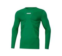 JAKO Camiseta de Manga Larga Unisex para niños Comfort 2.0., Unisex niños, Manga Larga., 6455, Verde Deportivo, Extra-Small