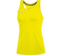 JAKO Camiseta de Tirantes para Mujer Run 2.0, Mujer, Camiseta de Tirantes Anchos, 6075, Amarillo neón, 38