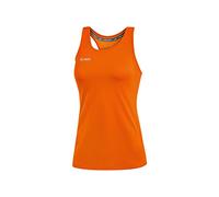 JAKO Camiseta de Tirantes para Mujer Run 2.0, Mujer, Camiseta de Tirantes Anchos, 6075, Naranja neón, 44