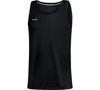 JAKO Camiseta de Tirantes Unisex para niños Run 2.0., Unisex niños, Camiseta de Tirantes Anchos, 6075, Negro, 164