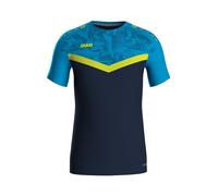 JAKO Camiseta funcional azul / azul oscuro / amarillo 128 azul / azul oscuro / amarillo