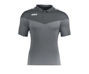 JAKO Camiseta funcional 'Champ 2.0' gris / gris humo / blanco 164 gris / gris humo / blanco