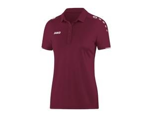 JAKO Camiseta funcional 'Classico' rojo vino / blanco XXL rojo vino / blanco