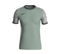 JAKO Camiseta Iconic, Verde Menta/Gris Suave/Anthra Light, Large para Hombre
