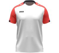 JAKO Camiseta Infantil Dynamic, Color Blanco/Coral/Azul Marino, 116