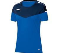 JAKO Camiseta para Mujer Champ 2.0, Mujer, Camiseta, 6120, Azul y Azul Marino., 42