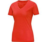 JAKO Camiseta para Mujer, Cuello en V, Color Azul, 6113
